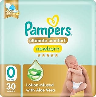 Pampers Ultimate Comfort, Size 0, <2.5 kg, Carry Pack, 30 Diapers