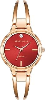 Anne Klein Women's Genuine Diamond Dial Bangle Watch