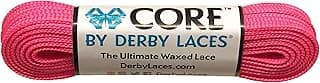 Derby Laces CORE Narrow 6mm Waxed Lace for Figure Skates, Roller Skates, Boots, and Regular Shoes
