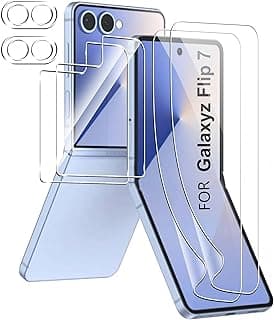 For Samsung Galaxy Z Flip 7 5G Screen Protector, Soft Protector, Premium Folding, Camera Glass, Bubble-Free Protector, High Transparency
