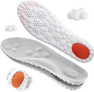 Tazweeq Tazweeq Shoe Inserts, Soft Comfort Soles, Memory Foam Cushioning Steppers Insoles, Heel Shock Pad, Trim-to-Fit Arch Support, Foot Pain Relief (Size 41-42)