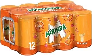 Mirinda Orange Carbonated Soft Drink, 12 x 150 ml