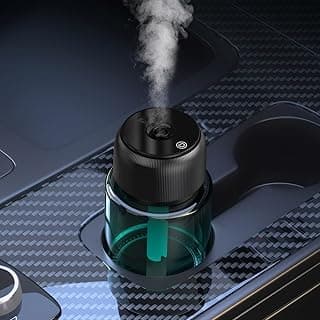 SKY-TOUCH Car Air Fresheners : 160ml Smart Diffuser with Starry Sky Projection USB Rechargeable 3 Spray Modes Aroma Diffuser for Home, Office & Car (Ebony Agarwood)