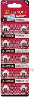 TIANQIU Gernal Fba Alkaline Battery - 10 Pieces, Ag4 Lr626,377, Sr626sw