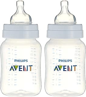 Philips Avent Anti-Colic 260ml, 2 Baby Feeding Bottles, BPA Free Plastic