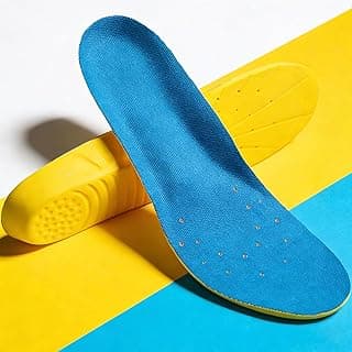 RWRW Shoe Insoles, Memory Foam Insoles, Orthotic Insoles, Providing Excellent Shock Absorption and Cushioning for Feet Relief, Best Insoles for Men and Women for Everyday Use (M)