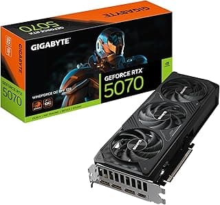 Gigabyte GeForce RTX 5070 WINDFORCE OC SFF 12G Graphics Card - 12GB GDDR7, 256 Bit, PCI-E 5.0, 2542 MHz Core Clock, 3 x DP 2.1a, 1 x HDMI 2.1b, NVIDIA DLSS 4, GV-N5070WF3OC-12GD