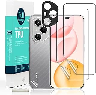 Ibywind For Honor 400 Pro 5G Screen Protector,2 Pcs Flexible TPU Film,With 1Pc Camera Lens Protector,1Pc Back Film[Easy to install]