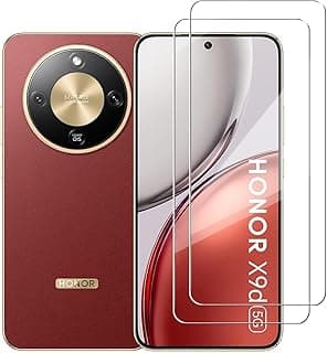 [2 Pack] WRTBS Tempered Glass for Honor X9D 5G / Honor Magic 8 Lite 5G Screen Protector,9H Hardness High Definition Full Covered Clear Scratch Resistant Bubble Free Anti-Fingerprints