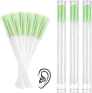 Bolivia's 180 Pieces Earrings Hole Cleaner, Ear Hole Floss Earrings Hole Cleaner, Disposable Ear Floss, Ear Care Cleaner Piercing, Ear Piercing Care Cleaning Tool for Women or Men