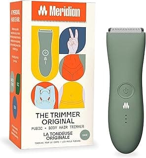 Meridian The Trimmer by Meridian: Electric Below-The-Belt Trimmer Built for Men, 90 Minute Battery Life