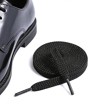 54" Flat Shoe Laces for Sneakers, Shoelaces for Sneakers, Replacements Shoe Strings for Women or Men (1 Pair-White-137CM)