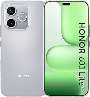 HONOR 600 Lite 5G Smartphone, 8GB RAM + 256GB Storage, 3180mAh Durable Battery, 6.6” 120Hz AMOLED Display, 108MP AI Camera with Camera Button, Metal Frame, IP66 Water Resistant, Velvet Grey