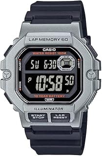 Casio Men Watch Sports Gear Digital Black Dial Resin Band WS-1400H-1BVDF., Black, strap