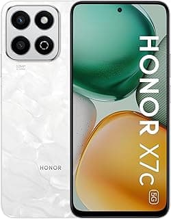 HONOR X7c 5G Smartphone 256GB Storage, 4GB RAM - Moonlight white