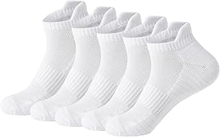 infino TM Men's Cotton Socks - Lined, Moisture Wicking, Odor Proof, Athletic Ankle Socks for Men, 3 Pack Classic Colors (Black, White, Grey)
