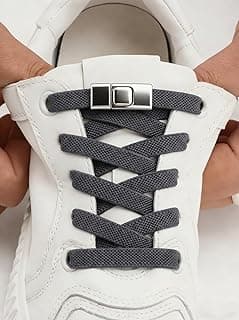 Elastic No-Tie Shoelaces Quick-Lock Design Slip-On Laces for Sneakers Perfect for Sports and Casual Shoes