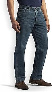 Lee Men's Fleece And Flannel Lined Relaxed-Fit Straight-Leg Jeans