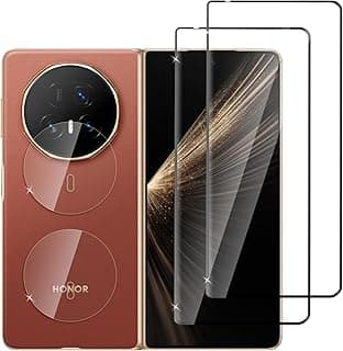 [2+2 Pack],3D Curved Screen Protector for Honor Magic V5, HD Clear Anti-Scratch Tempered Glass,Full Coverage Anti-Fingerprint, Case-Friendly Edge Design