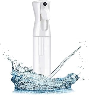 ToolHouse 300ML Continuous Spray Flasks, Reusable Empty Spray Flasks, Fine Mist Spray Flasks, Spray Flasks for Hair, Cleaning, AirDust, Salons, Plants, Misting,Skin Care, Pet Care