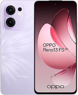 Oppo Reno13 FS Dual-SIM 512GB ROM + 12GB RAM (GSM Only | No CDMA) Factory Unlocked 5G Smartphone (Plume Purple) - International Version