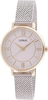 Lorus Dark White sunray Dial analog Quartz Stainless steel watch for Women RG220TX9
