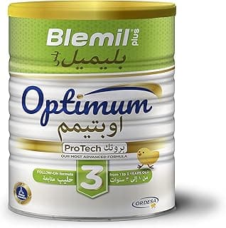 Blemil Plus 3 Optimum Protech Follow-On Formula Cow's Milk Powder For Toddlers From 1 To 3 Years 800 G, White