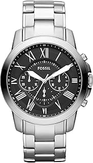 Fossil Leather Mens Quartz Watch