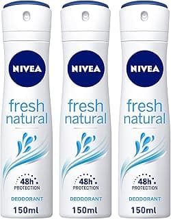 NIVEA Deodorant Spray for Women, 48h Protection, Fresh Natural Ocean Extracts, 3x150ml
