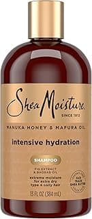 Shea Moisture Manuka Honey And Mafura Oil Intensive Hydration Shampoo For Unisex, 384 ml