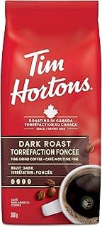 Tim Hortons Dark Roast, Fine Grind Coffee, 300g Bag