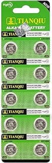 TIANQIU TIANQIU Focuseparts AG10 389A LR1130 LR54 L1131 SR1130 Button Cell Batteries (Pack of 10)