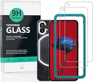 IBYWIND Screen Protector For Nothing phone (1) 5G(6.55"),with 2Pcs Tempered Glass[Fingerprint Reader,Easy to install,Drop Shockproof,Ultra-Clear,9H Hardness]