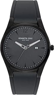 Kenneth Cole New York Men's CLASSIC Japanese Quartz Sport Watch with Silicone Strap, Green, 22 (Model: KC51086004)