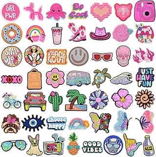 Cute Summer Beach Shoe Charms for Clogs, DIY Footwear Accessories, Perfect Christmas/Birthday Gifts, colorful6