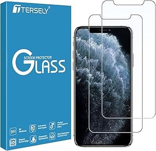 T Tersely Tempered Glass Screen Protector for iPhone 11 Pro, iPhone Xs and iPhone X 5.8-Inch, Case Friendly, 2 Pack