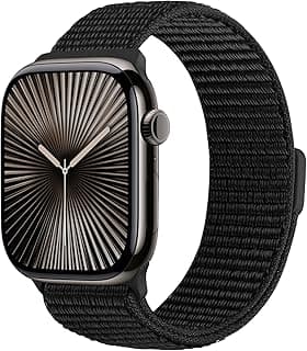 XANS Nylon Sport Band Compatible with Apple Watch Band 38mm 40mm 41mm 42mm 44mm 45mm 46mm 49mm, Solo Loop Adjustable Band for iWatch Series 11/10/9/8/7/6/5/4/3/2/1/SE 3/Ultra 3 for Men Women
