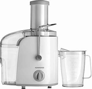 Kenwood Juicer, 800W, 75mm Feeding Tube, 2 Speeds, Juice Container, Pulp Container, JEP02.A0WH, White