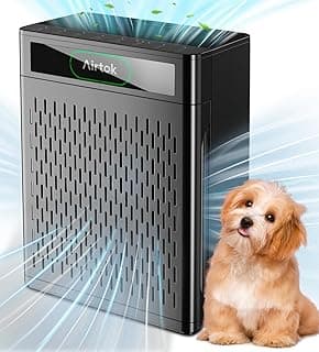 Air Purifiers for Home Large Room Up to 1848sq.ft, Airtok Air purifier for Home Pets with Washable Filter, Air Quality Sensor 20dB Sleep Mode Air Cleaner for Bedroom with Fragrance, Pets Hair Odor