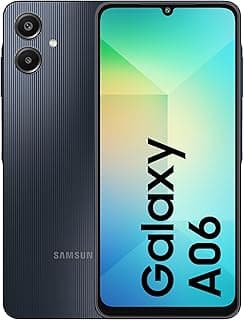 Samsung Galaxy A06 4G Smartphone | 6.7" HD+ Display | 50MP Dual Camera | Helio G85 Processor | 5000mAh Battery | Android 14 One UI 7 | 4GB RAM 64GB Storage | Side Fingerprint (Black)