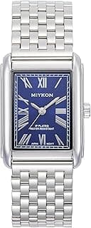 Miykon Vintage Dress Watches for Men – Square Tank Watch with Solid Stainless Steel Bracelet, Mens Dress Watches – Japanese Quartz, Waterproof to 100ft