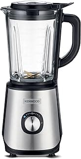 Kenwood Blender, 1000W, 2L Glass Goblet, Grinder Mill, Chopper Mill, Ice Crush Function, BLM45.885SS, Multicolor