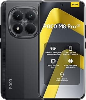 POCO M8 Pro 5G Black 8GB RAM 256GB ROM - Global Version