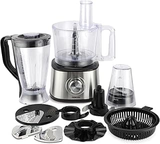 Nikai 1000 Watts 10-in-1 Food processor 2 Speed With Pulse (Blender, Slicer, Chopper, Kneader, Mixer, Beater, Whisk, Shredder, Juicer & Grinding) NFP3100A