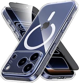 UGREEN for iPhone 17 Pro Max MagSafe Case and Privacy Screen Protector Kit, Military-Grade Drop Protection, Advanced Yellowing-Resistant Tech, 360° Anti-Spy Privacy Protection, Anti-Fingerprint