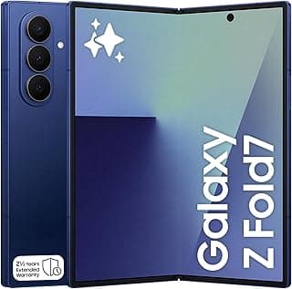 Samsung Galaxy Z Fold7, AI Phone, Blue Shadow, 512GB Storage, 12GB Memory, 200MP Camera, 3nm Processor, 4400mAh Battery, 2.5 Year Manufacturer Extended Warranty, (KSA Version)