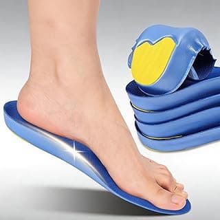 EVA Orthopedic Insoles Orthotics Flat Foot Health Sole Pad for Shoes Insert Arch Support Pad for Plantar Fasciitis Men Woman (37-38)