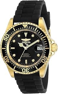 Invicta Invicta Pro Diver Stainless Steel Men's Automatic Watch, Black/Gold - 40mm