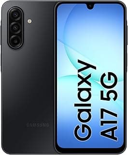 Samsung Galaxy A17 5G, Android Smartphone, 128GB Storage, 6GB RAM, Black, 6x OS Upgrades, Large Display, 50MP OIS Camera (KSA Version)