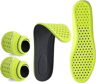 YelaJoy YelaJoy Comfort Insoles for Men & Women, Memory Foam Shoe Inserts, Shock Absorption, Breathable & Moisture-Wicking, Foot Relief for Walking & Running (3 Pairs 43-44)